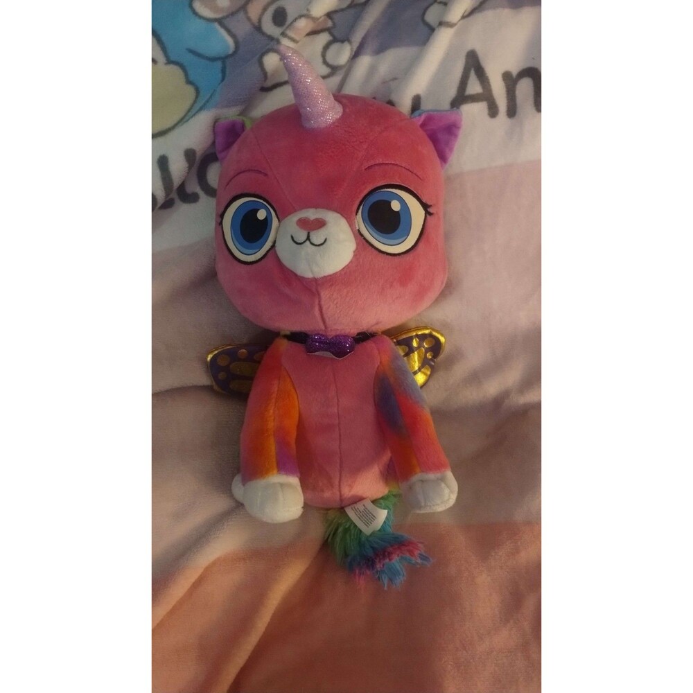 Rainbow Butterfly Unicorn Kitty Fabulous Felicity Huggable Plush Toy Funrise